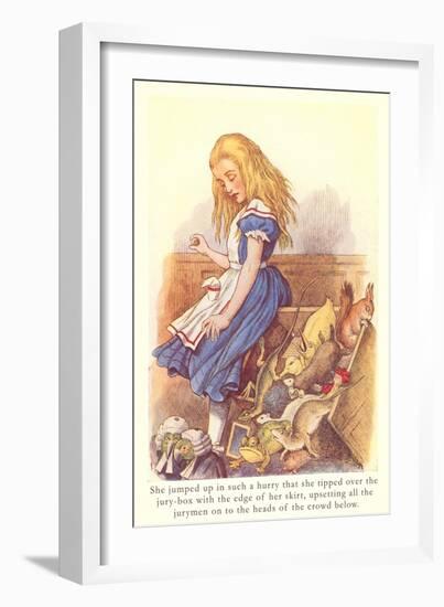 Alice in Wonderland, Jury Box-null-Framed Art Print