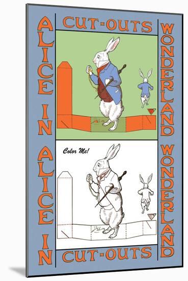 Alice in Wonderland: Late for an Important Date-John Tenniel-Mounted Art Print