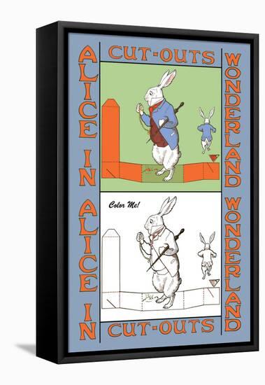 Alice in Wonderland: Late for an Important Date-John Tenniel-Framed Stretched Canvas