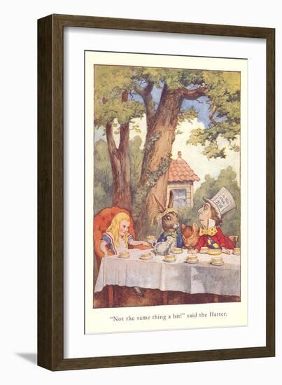 Alice in Wonderland, Mad Tea Party-null-Framed Premium Giclee Print