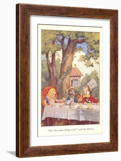Alice in Wonderland, Mad Tea Party-null-Framed Premium Giclee Print