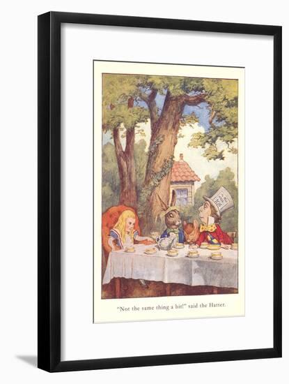 Alice in Wonderland, Mad Tea Party-null-Framed Premium Giclee Print