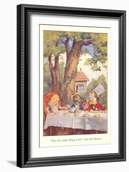 Alice in Wonderland, Mad Tea Party-null-Framed Premium Giclee Print