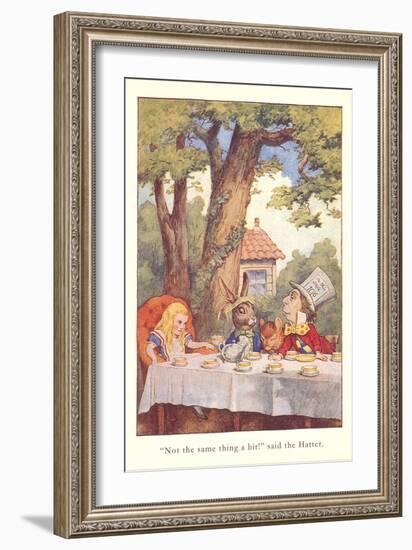 Alice in Wonderland, Mad Tea Party-null-Framed Art Print