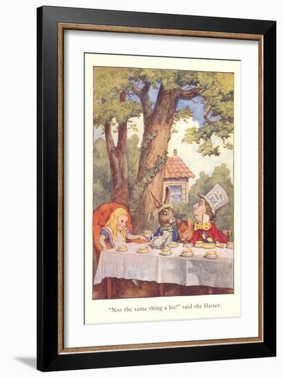 Alice in Wonderland, Mad Tea Party-null-Framed Art Print