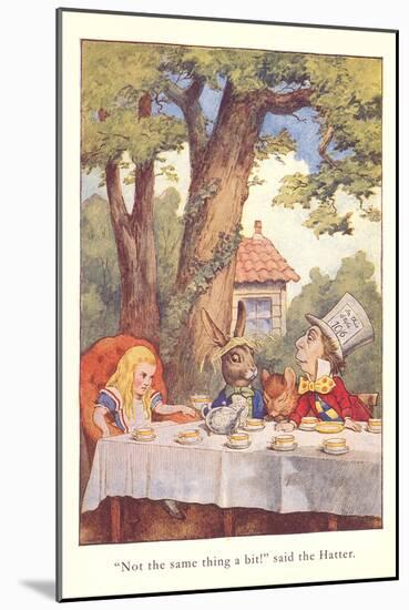 Alice in Wonderland, Mad Tea Party-null-Mounted Art Print