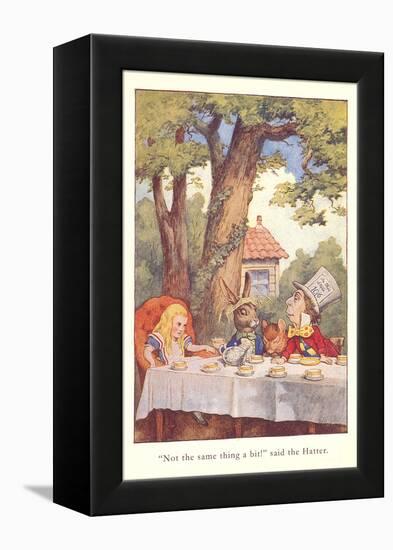 Alice in Wonderland, Mad Tea Party-null-Framed Stretched Canvas