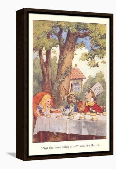 Alice in Wonderland, Mad Tea Party-null-Framed Stretched Canvas