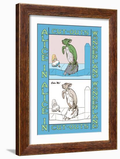 Alice in Wonderland: Mock Turtle-John Tenniel-Framed Art Print