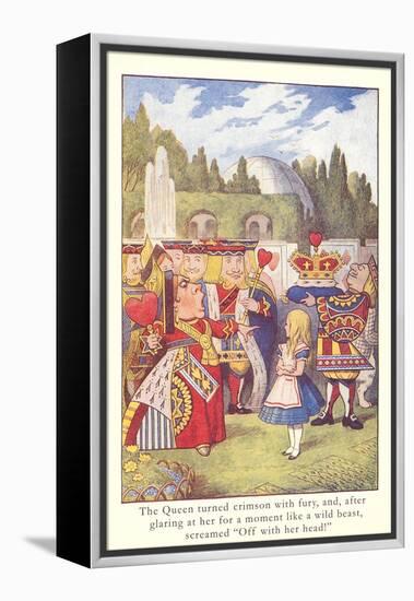Alice in Wonderland, Queen of Hearts-null-Framed Stretched Canvas