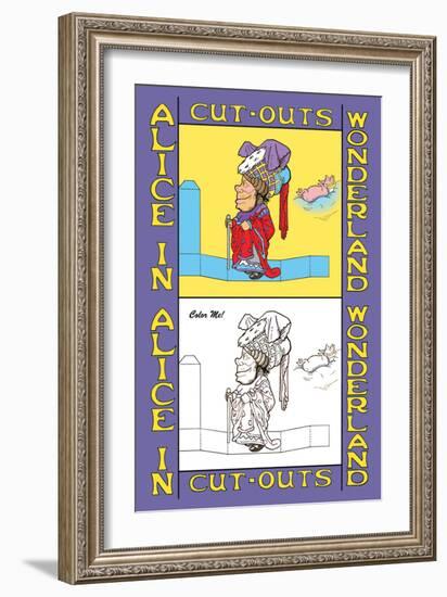 Alice in Wonderland: The Duchess-John Tenniel-Framed Art Print