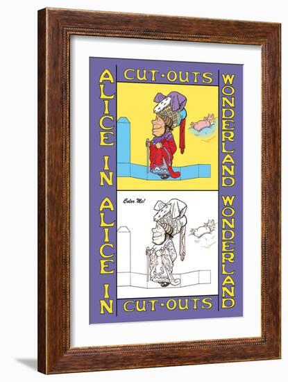 Alice in Wonderland: The Duchess-John Tenniel-Framed Art Print