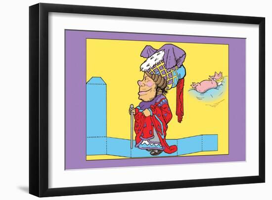 Alice in Wonderland: The Duchess-John Tenniel-Framed Art Print