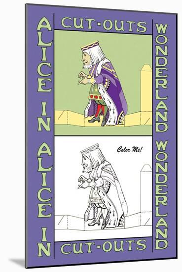 Alice in Wonderland: The King-John Tenniel-Mounted Art Print