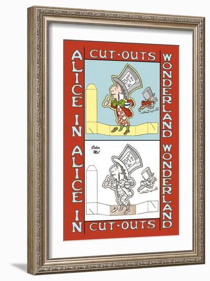 Alice in Wonderland: The Mad Hatter-John Tenniel-Framed Art Print