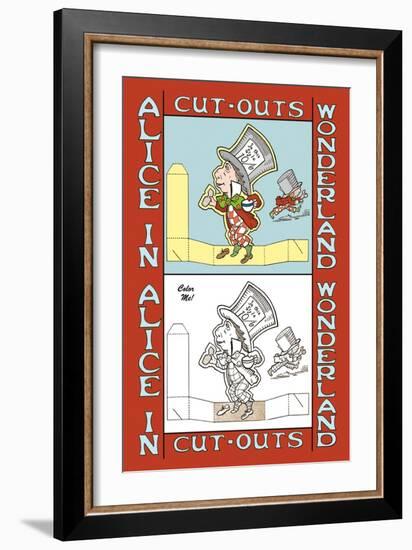 Alice in Wonderland: The Mad Hatter-John Tenniel-Framed Art Print