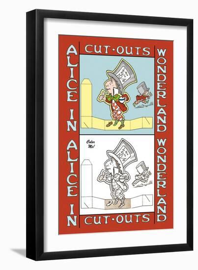 Alice in Wonderland: The Mad Hatter-John Tenniel-Framed Art Print