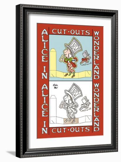 Alice in Wonderland: The Mad Hatter-John Tenniel-Framed Art Print