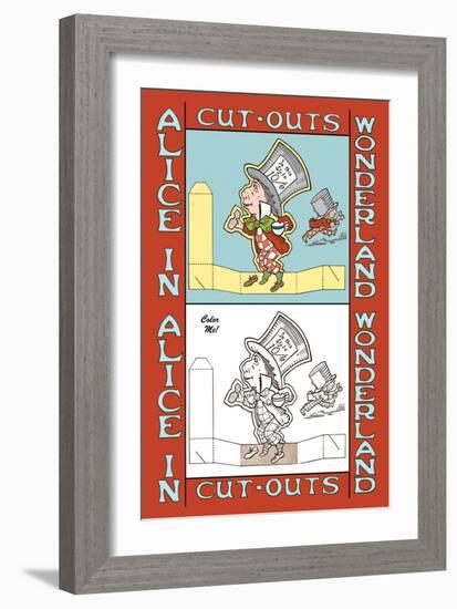 Alice in Wonderland: The Mad Hatter-John Tenniel-Framed Art Print