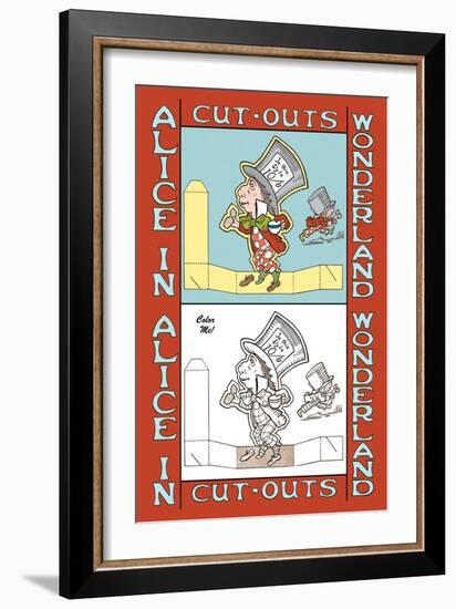 Alice in Wonderland: The Mad Hatter-John Tenniel-Framed Art Print