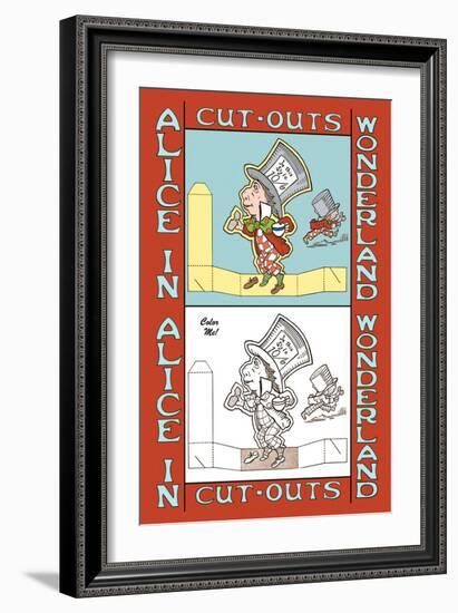 Alice in Wonderland: The Mad Hatter-John Tenniel-Framed Art Print