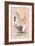 Alice in Wonderland: The White Rabbit and Alice's Big Hand-John Tenniel-Framed Art Print