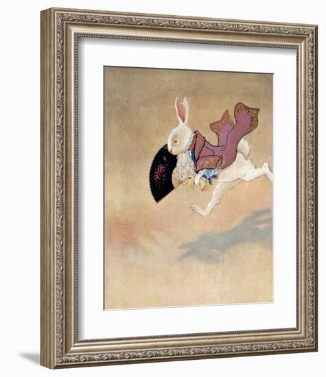 Alice in Wonderland - The White Rabbit-Gwynedd M^ Hudson-Framed Art Print