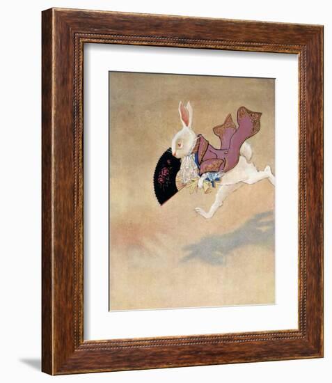 Alice in Wonderland - The White Rabbit-Gwynedd M^ Hudson-Framed Art Print