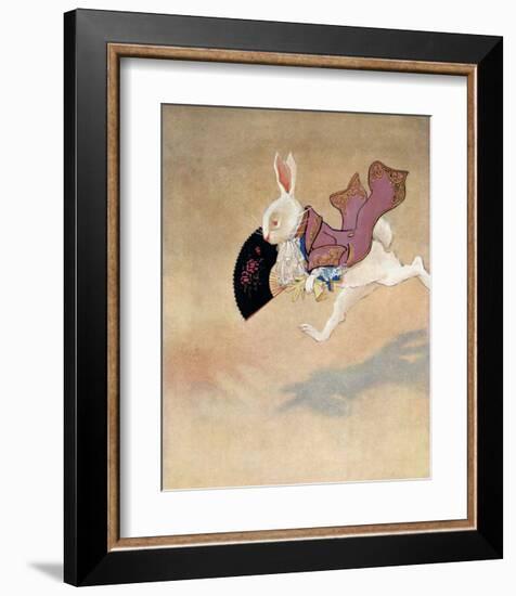 Alice in Wonderland - The White Rabbit-Gwynedd M^ Hudson-Framed Art Print