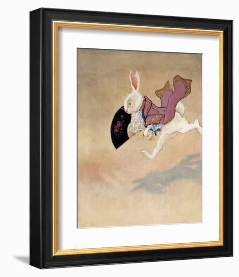 Alice in Wonderland - The White Rabbit-Gwynedd M^ Hudson-Framed Art Print