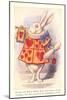 Alice in Wonderland, White Rabbit-null-Mounted Art Print