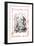 Alice in Wonderland: You're Nothing But a Pack of Cards!-John Tenniel-Framed Art Print