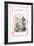 Alice in Wonderland: You're Nothing But a Pack of Cards!-John Tenniel-Framed Art Print