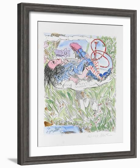 Alice in Wonderland-Knox Martin-Framed Collectable Print