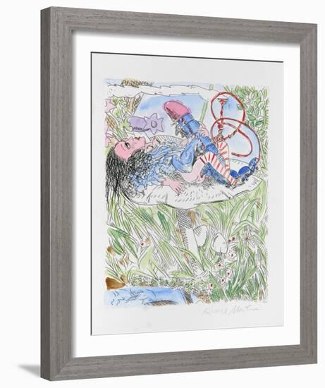 Alice in Wonderland-Knox Martin-Framed Collectable Print