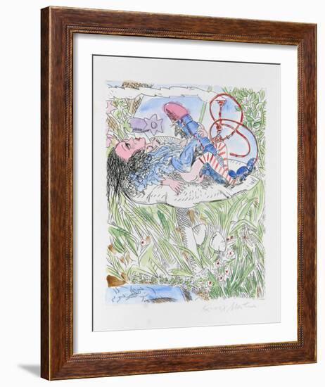 Alice in Wonderland-Knox Martin-Framed Collectable Print