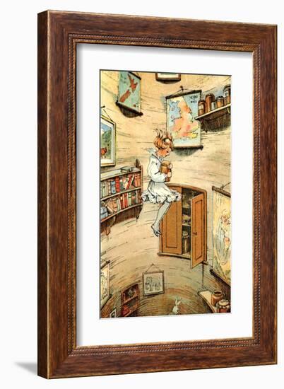 Alice in Wonderland-W H Walker-Framed Art Print