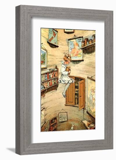 Alice in Wonderland-W H Walker-Framed Art Print