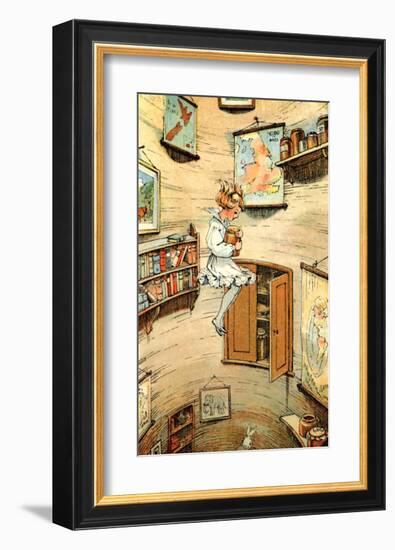 Alice in Wonderland-W H Walker-Framed Art Print