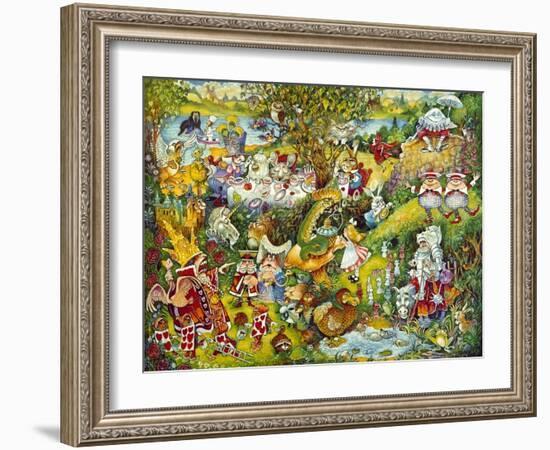 Alice in Wonderland-Bill Bell-Framed Giclee Print