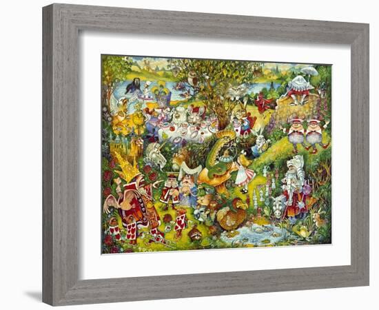 Alice in Wonderland-Bill Bell-Framed Giclee Print