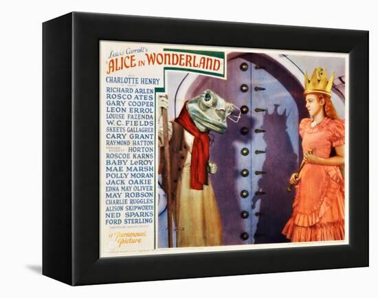 Alice in Wonderland-null-Framed Stretched Canvas