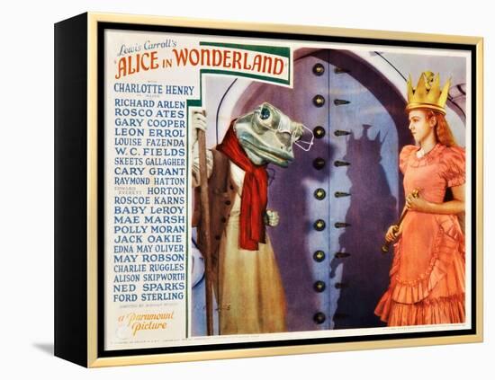 Alice in Wonderland-null-Framed Stretched Canvas