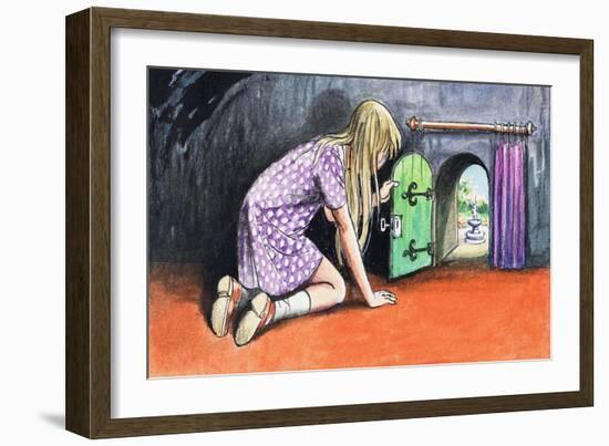Alice in Wonderland-Philip Mendoza-Framed Giclee Print