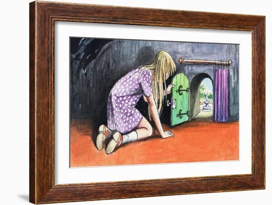 Alice in Wonderland-Philip Mendoza-Framed Giclee Print