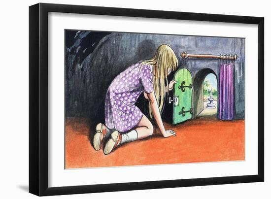 Alice in Wonderland-Philip Mendoza-Framed Giclee Print