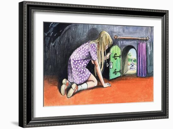 Alice in Wonderland-Philip Mendoza-Framed Giclee Print