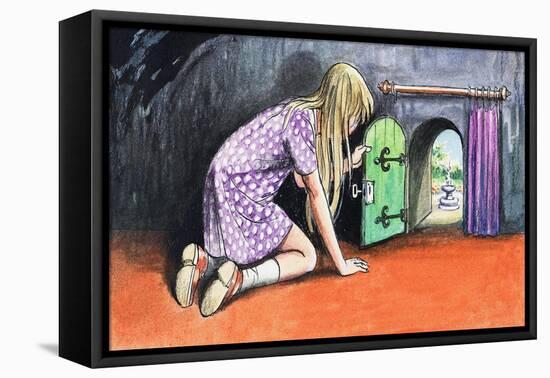 Alice in Wonderland-Philip Mendoza-Framed Premier Image Canvas