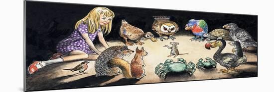 Alice in Wonderland-Philip Mendoza-Mounted Giclee Print