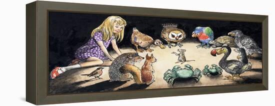 Alice in Wonderland-Philip Mendoza-Framed Premier Image Canvas